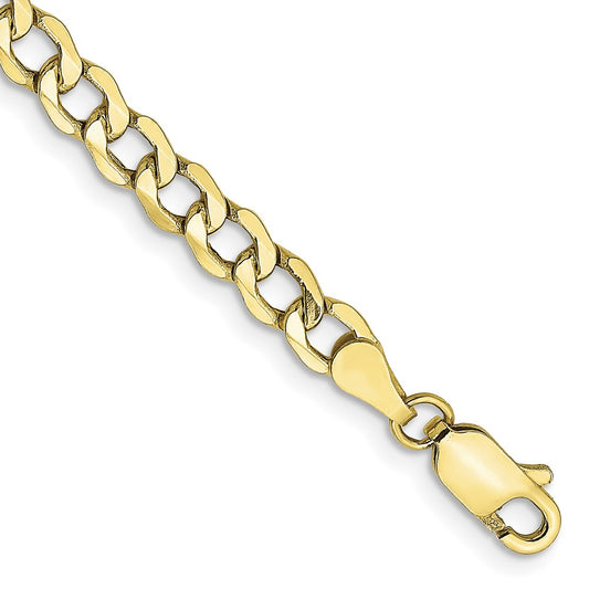 10k 4.3mm Semi-Solid Curb Link Chain