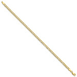 Load image into Gallery viewer, 10k 3.35mm Semi-Solid Curb Link Chain
