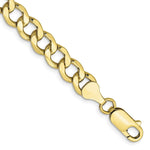 Load image into Gallery viewer, 10k 7mm Semi-Solid Curb Link Chain
