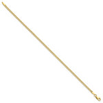 Load image into Gallery viewer, 10k 2.5mm Semi-Solid Curb Link Chain
