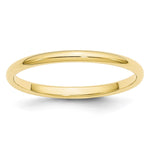 Load image into Gallery viewer, 10KY 2mm Half Round Band Size 10.5

