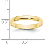Load image into Gallery viewer, 10KY 3mm LTW Half Round Band Size 8
