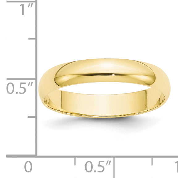 10KY 4mm LTW Half Round Band Size 6