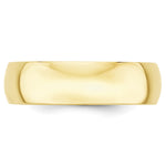 Load image into Gallery viewer, 10KY 6mm LTW Half Round Band Size 8.5

