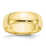 Load image into Gallery viewer, 10KY 6mm LTW Half Round Band Size 8.5
