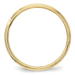 Load image into Gallery viewer, 10KY 3mm LTW Milgrain Half Round Band Size 7

