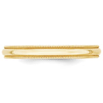 Load image into Gallery viewer, 10KY 3mm LTW Milgrain Half Round Band Size 7
