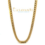 Load image into Gallery viewer, 14k Yellow Solid Cuban link chain 22 inches  8 mm
