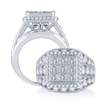 Load image into Gallery viewer, 14K  5.00CT Diamond BRIDAL RING
