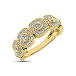 Load image into Gallery viewer, 14K Yellow Gold 5/8 Ct.Tw. Diamond Stackable Band
