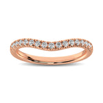 Load image into Gallery viewer, 14K Rose Gold 1/3 Ct.Tw. Diamond Curve Band
