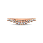 Load image into Gallery viewer, 14K Rose Gold 1/3 Ct.Tw. Diamond Curve Band
