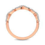 Load image into Gallery viewer, 14K Rose Gold 1/4 Ct.Tw. Diamond Open Frame Stackable Band

