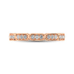 Load image into Gallery viewer, 14K Rose Gold 1/5 Ct.Tw. Diamond Stackable Band
