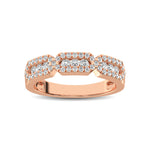 Load image into Gallery viewer, 14K Rose Gold 1/2 Ct.Tw. Diamond Stackable Band
