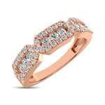 Load image into Gallery viewer, 14K Rose Gold 1/2 Ct.Tw. Diamond Stackable Band

