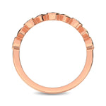 Load image into Gallery viewer, 14K Rose Gold 1/6 Ct.Tw. Diamond Bezel Set Stackable Band
