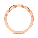 Load image into Gallery viewer, 14K Rose Gold 1/20 Ct.Tw. Diamond Pear Shape Stackable Band
