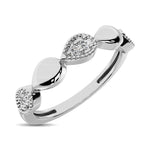 Load image into Gallery viewer, 14K White Gold 1/20 Ct.Tw. Diamond  Pear Shape Stackable Band
