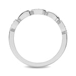 Load image into Gallery viewer, 14K White Gold 1/20 Ct.Tw. Diamond  Pear Shape Stackable Band
