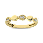 Load image into Gallery viewer, 14K Yellow Gold 1/20 Ct.Tw. Diamond  Pear Shape Stackable Band
