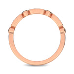 Load image into Gallery viewer, 14K Rose Gold 1/10 Ct.Tw. Diamond Stackable Band
