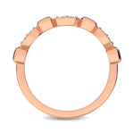 Load image into Gallery viewer, 14K Rose Gold 1/10 Ct.Tw. Diamond Stackable Band
