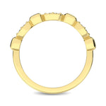 Load image into Gallery viewer, 14K Yellow Gold 1/10 Ct.Tw. Diamond Stackable Band
