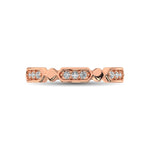 Load image into Gallery viewer, 14K Rose Gold 1/6 Ct.Tw. Diamond Stackable Band
