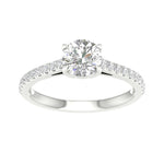 Load image into Gallery viewer, 14K 1.25CT Certified Lab Grown Diamond Ring ( IGI Certified )
