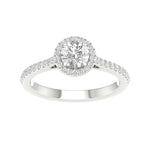 Load image into Gallery viewer, 14K 1.00CT Certified Lab Grown Diamond Ring ( IGI Certified )
