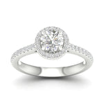 Load image into Gallery viewer, 14K 1.25CT Certified Lab Grown Diamond Ring ( IGI Certified )
