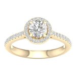 Load image into Gallery viewer, 14K 1.25CT Certified Lab Grown Diamond Ring ( IGI Certified )
