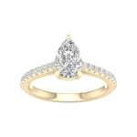 Load image into Gallery viewer, 14K 1.25CT Certified Lab Grown Diamond Ring ( IGI Certified )
