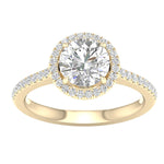 Load image into Gallery viewer, 14K 2.25CT Certified Lab Grown Engagement Ring
