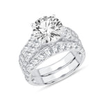 Load image into Gallery viewer, 14K 5.00CT Lab Grown Bridal Set
