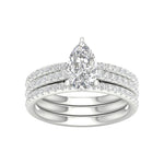 Load image into Gallery viewer, 14K 1.75CT Lab Grown Diamond Bridal Set
