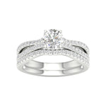 Load image into Gallery viewer, 14K 1.40CT Lab Grown Diamond Bridal Set
