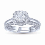 Load image into Gallery viewer, 14K 1.16CT Lab Grown Diamond Bridal Set
