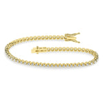 Load image into Gallery viewer, 14K 1.00ct Lab Grown Bracelet ( IGI Certified )
