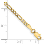 Load image into Gallery viewer, 14k 2.5mm Semi-Solid Figaro Chain
