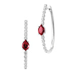 Load image into Gallery viewer, Ruby Hoops CE4759WRU
