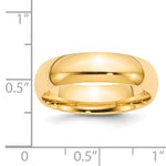 Load image into Gallery viewer, 14KY 6mm Standard Comfort Fit Wedding Band Size 7
