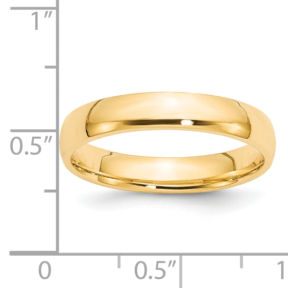 14KY 4mm LTW Comfort Fit Band Size 10