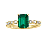 Load image into Gallery viewer, Emerald Ring CR14568YEM
