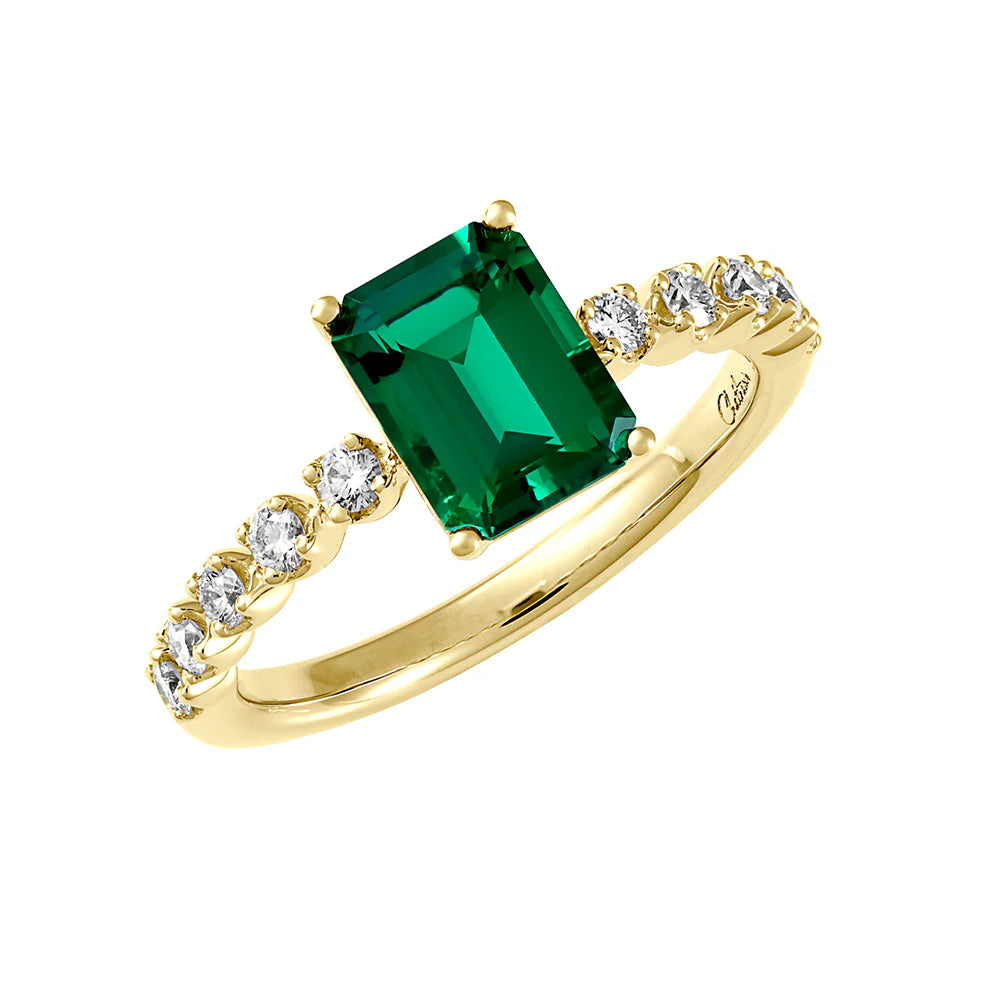 Emerald Ring CR14568YEM