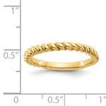 Load image into Gallery viewer, 14k Polished Twisted Band
