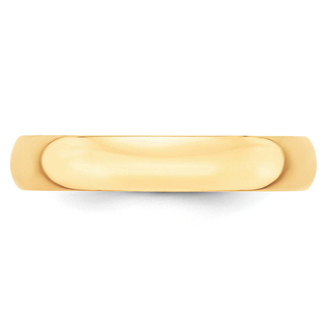 14KY 4mm LTW Half Round Band Size 12