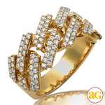 Load image into Gallery viewer, 10KY 1.35CTW DIAMOND SQUARE LINK MIAMI CUBAN MENS
