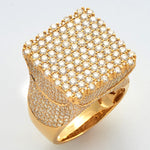 Load image into Gallery viewer, 14KY 6.50CTW DIAMOND SQUARE FLAT TOP MENS RING
